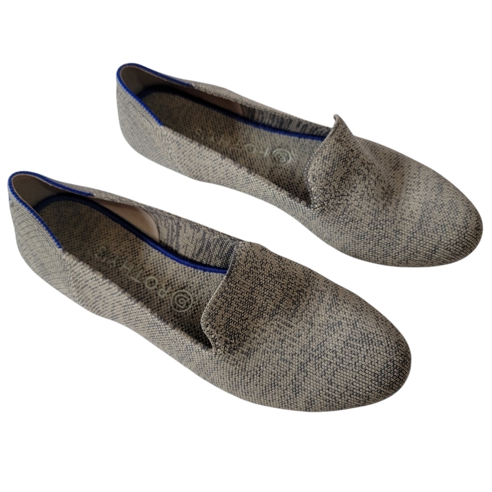ROTHY'S Taupe Heather Loafers Women's 10.5 Casual Comfort Quit Luxury Minimalist